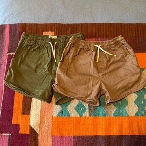 Pact kids organic cotton shorts 2 pairs